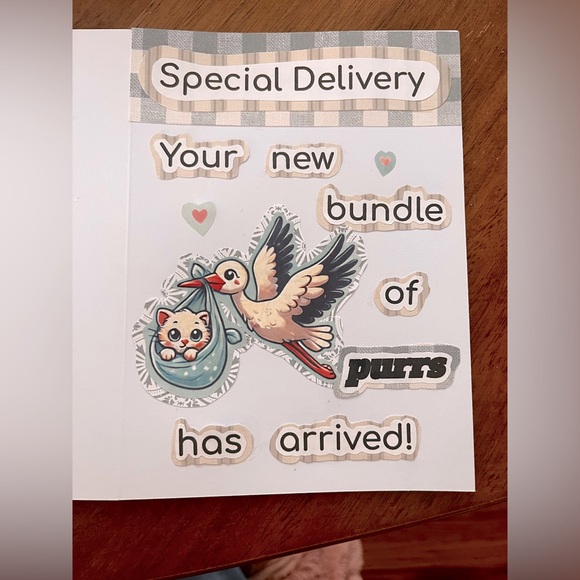 Cat Mom - Greeting Card, Congrats - Picture 1 of 1